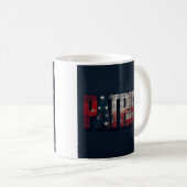 Patriot-Amerikafahne Kaffeetasse (VorderseiteRechts)