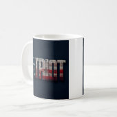 Patriot-Amerikafahne Kaffeetasse (Vorderseite Links)