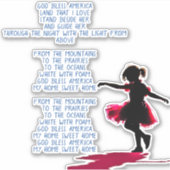 Patriot Aufkleber (Vorderseite)