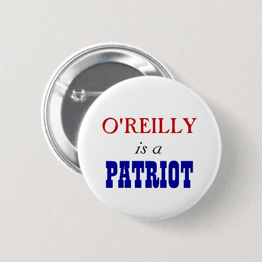Patriot Bills O'Reilly Button (Vorne & Hinten)