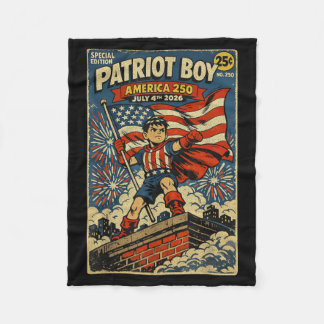 Patriot Boy America 250 4. Juli 2026 Comic-Book Fleecedecke