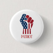 Patriot Clinched Fist Button (Vorderseite)