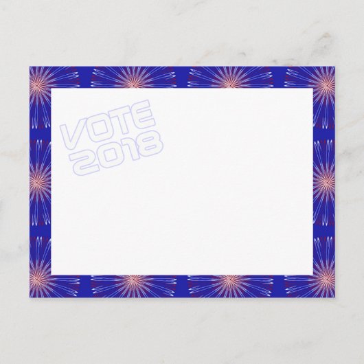 Patriot Coronas VOTE 2018 Postkarte (Vorderseite)