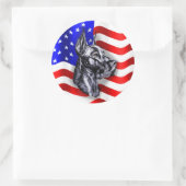 Patriot Dane Black Sticker (Tasche)
