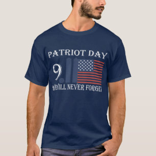 Patriot Day 9/11 September - USA-Flagge T-Shirt