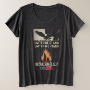 Patriot Day (Erinnerung am 11. September) Große Größe T-Shirt