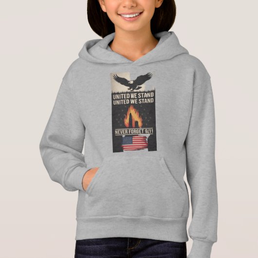 Patriot Day (Erinnerung am 11. September) Hoodie (Vorderseite)