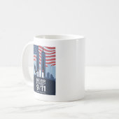 Patriot Day (Erinnerung am 11. September) Kaffeetasse (Vorderseite Links)