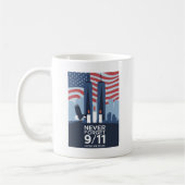 Patriot Day (Erinnerung am 11. September) Kaffeetasse (Links)