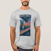 Patriot Day (Erinnerung am 11. September) T-Shirt (Vorderseite)
