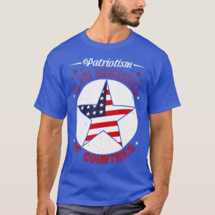 Patriot Day Patriotismus ist Narzisstismus T-Shirt