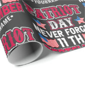 Patriot Day Vergiss nie 9 11 Geschenkpapier (Rolleneckpunkt)