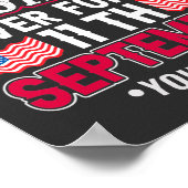 Patriot Day Vergiss nie 9 11 Poster (Ecke)