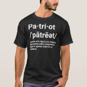 Patriot Definition Klassischer T - Shirt (Vorderseite)