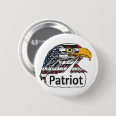 Patriot Eagle Button (Vorne & Hinten)