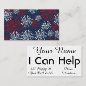 Patriot-Feuerwerke Visitenkarte (Vorne/Hinten)