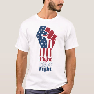 Patriot Fist Red White & Blue T-Shirt