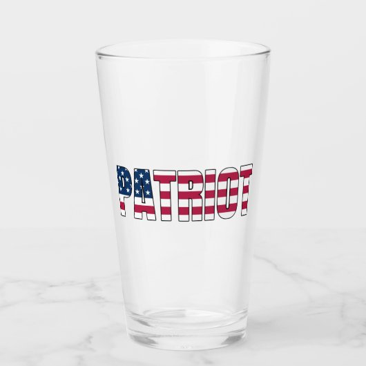 Patriot Flag Glas (Vorderseite)
