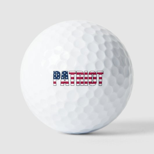 Patriot Flag Golfball (Vorderseite)