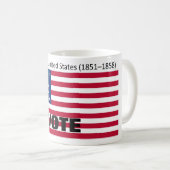 Patriot Flag Hat Serie Kaffeetasse (VorderseiteRechts)