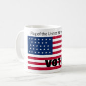 Patriot Flag Hat Serie Kaffeetasse (Vorderseite Links)
