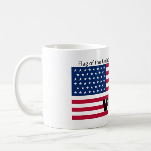 Patriot Flag Hat Serie Kaffeetasse (Links)