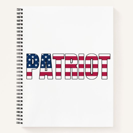 Patriot Flag Notizblock (Vorderseite)