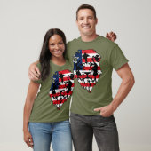 PATRIOT FLAG ROT WEISS UND BLAU T-Shirt (Unisex)