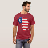 PATRIOT FLAG ROT WEISS UND BLAU T-Shirt (Vorne ganz)
