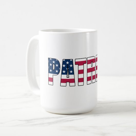 Patriot Flag Tasse (Vorderseite Links)