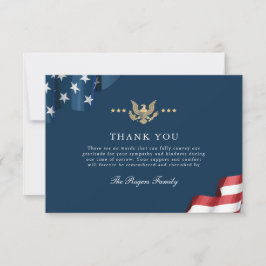 Patriot Flat Vielen Dank Note Card Dankeskarte