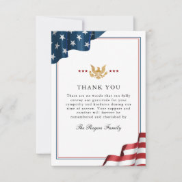 Patriot Flat Vielen Dank Note Card Dankeskarte