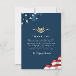 Patriot Flat Vielen Dank Note Card Dankeskarte