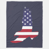 Patriot Fleecedecke (Vorderseite)