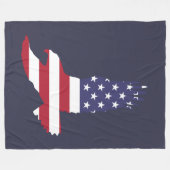 Patriot Fleecedecke (Vorderseite (Horizontal))