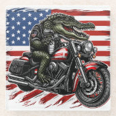 Patriot Gator Glasuntersetzer (Vorderseite)