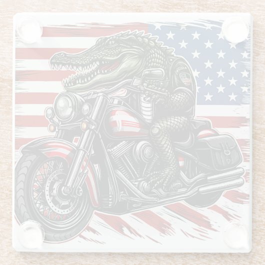 Patriot Gator Glasuntersetzer (Rückseite)