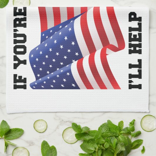 Patriot Geschirrtuch (Gefaltet)