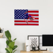 Patriot Girl Poster (Heimbüro)