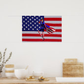 Patriot Girl Poster (Küche)