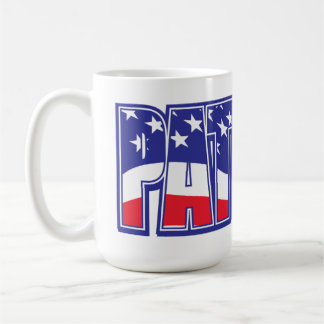 Patriot in der US-Flagge Kaffeetasse