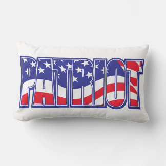 Patriot in der US-Flagge Lendenkissen