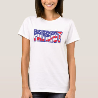 Patriot in der US-Flagge T-Shirt
