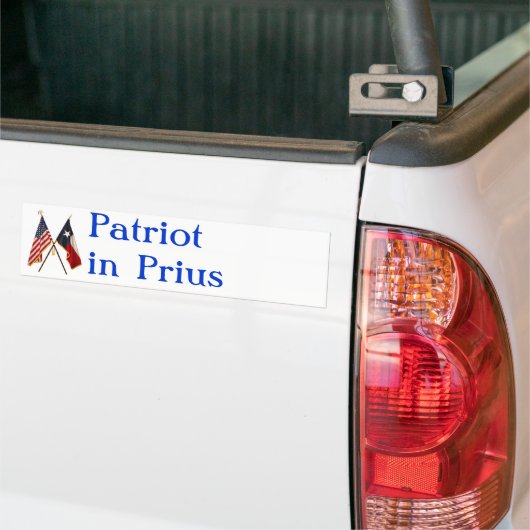 Patriot in Prius Autoaufkleber (Auf Lkw)
