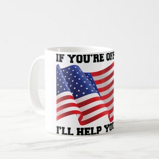 Patriot Kaffeetasse (Vorderseite Links)