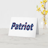 Patriot Karte (Gelbe Blume)