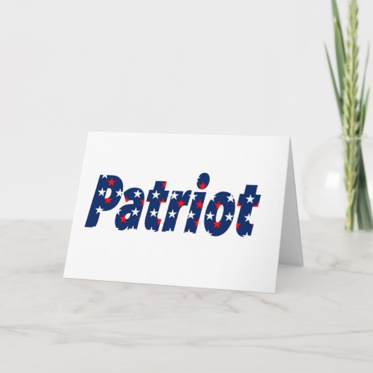Patriot Karte (Vorderseite)
