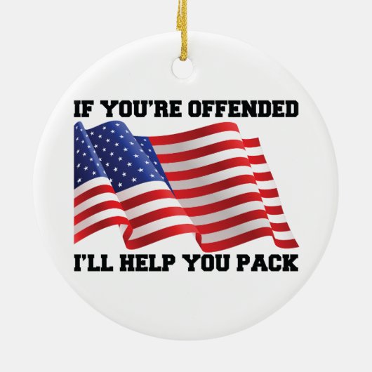 Patriot Keramik Ornament (Hinten)