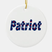 Patriot Keramik Ornament (Vorne)
