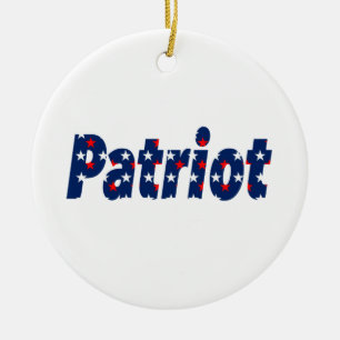 Patriot Keramik Ornament